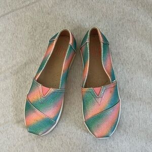 Colorful Toms Girls Shoes